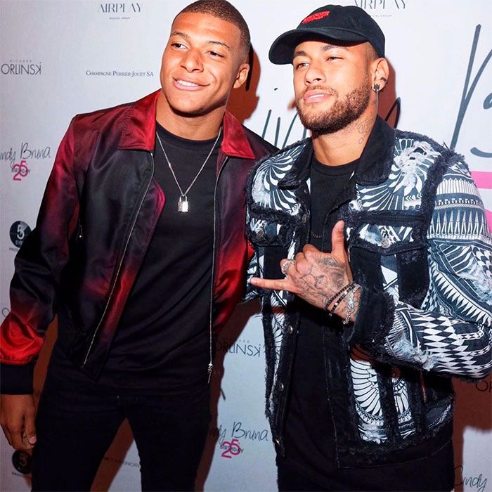 Kylian Mbappé y Neymar