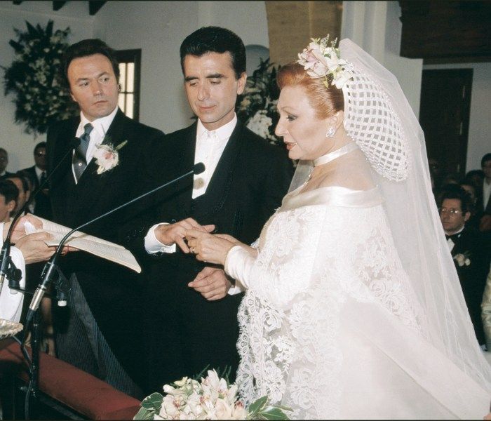 La boda entre Rocío Jurado y Ortega Cano 