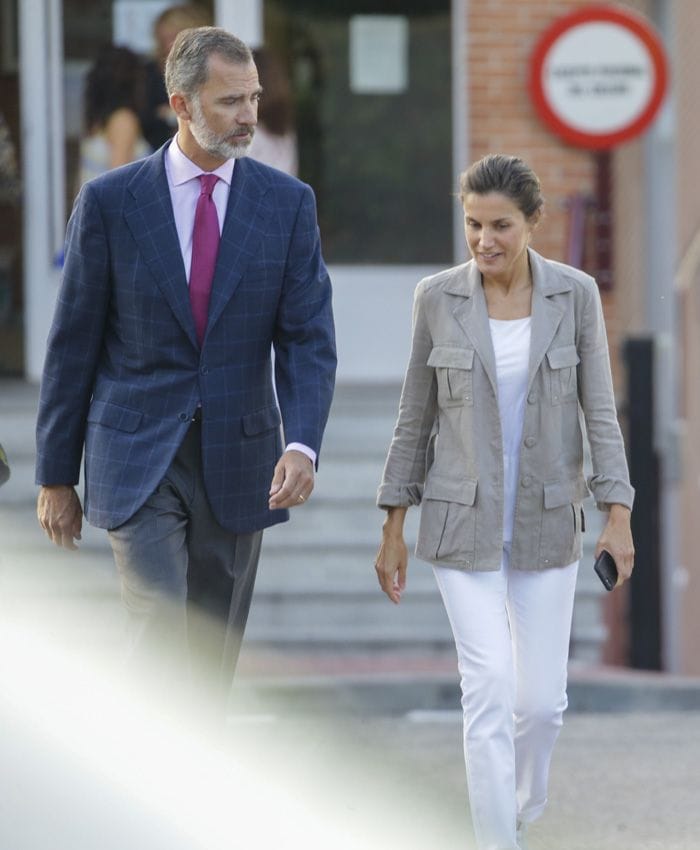 Primer día de colegio para la princesa Leonor y la infanta Sofía