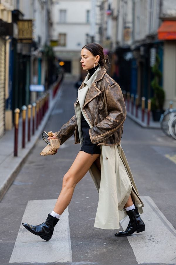 irina shayk look paris