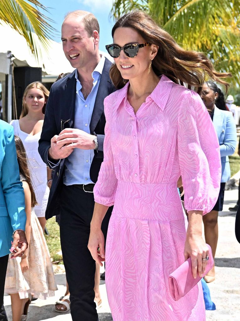 El príncipe William y la princesa Kate vacacionan en el Caribe con sus hijos