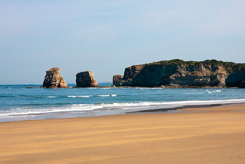 playa hendaya francia