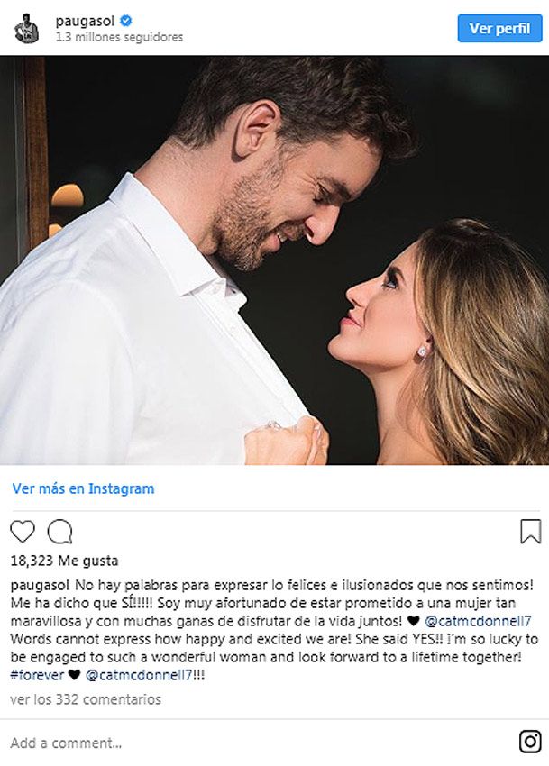 Pau Gasol se casa