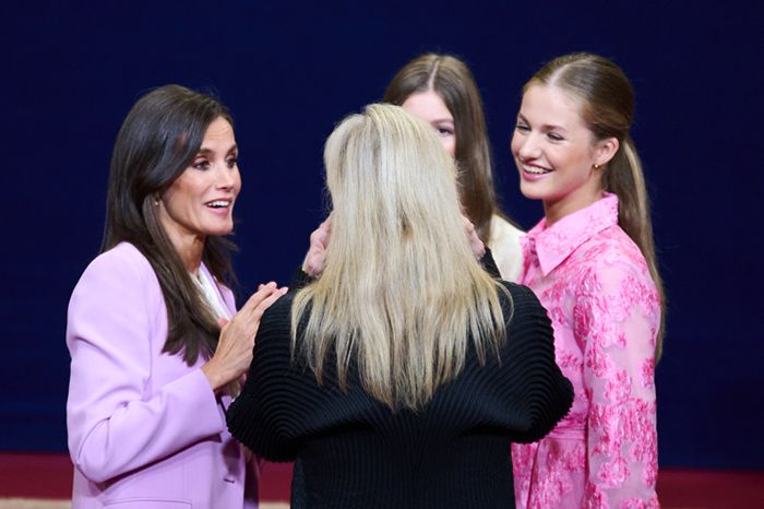 La Reina y Leonor, fascinadas con Meryl Streep en la antesala de los Princesa de Asturias 2023