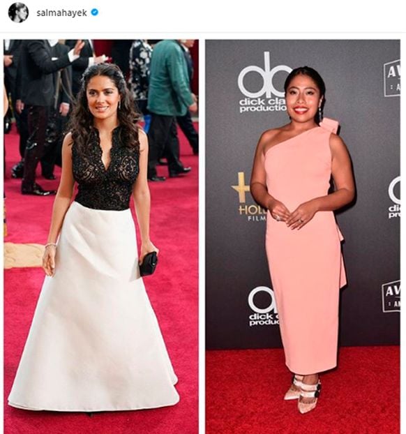 Salma Hayek y Yalitza