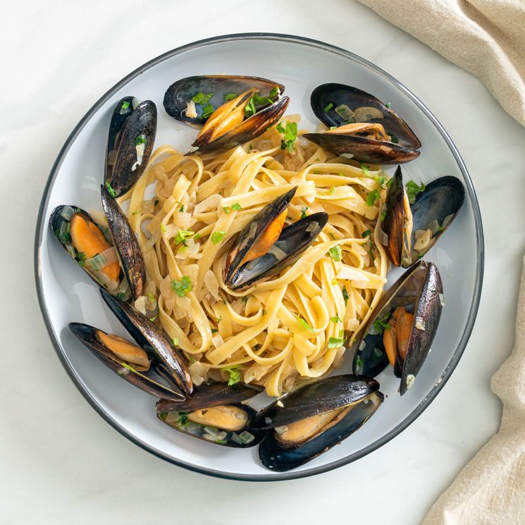 mejillones pasta adob