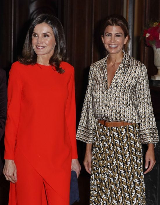 Reina Letizia y Juliana Awada