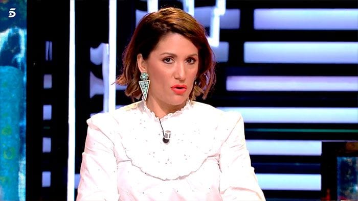 Nagore Robles en el plató de Supervivientes