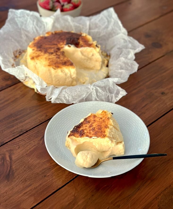 Tarta de queso cremosa