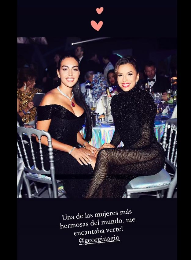 Georgina Rodriguez y Eva Longoria en Cannes