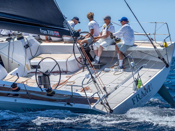 Harald V de Noruega en Palma para la Copa del Rey Vela