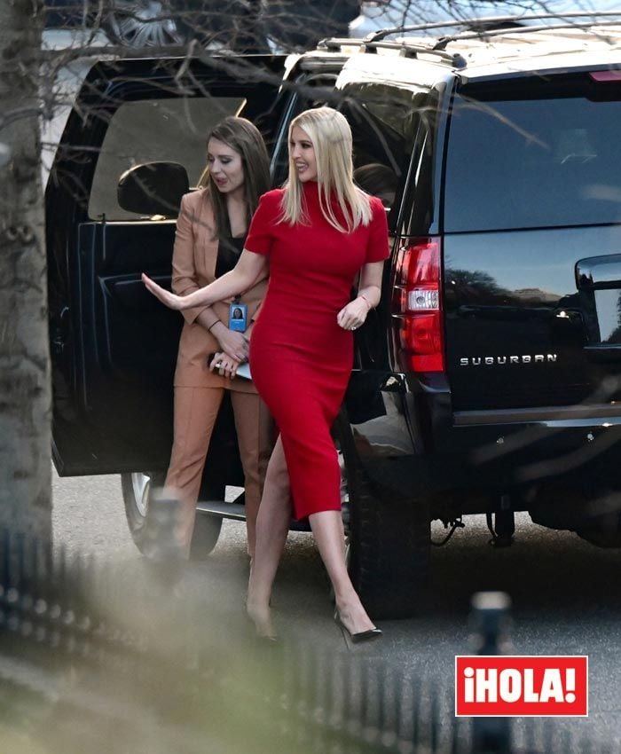 Ivanka Trump, vestido rojo