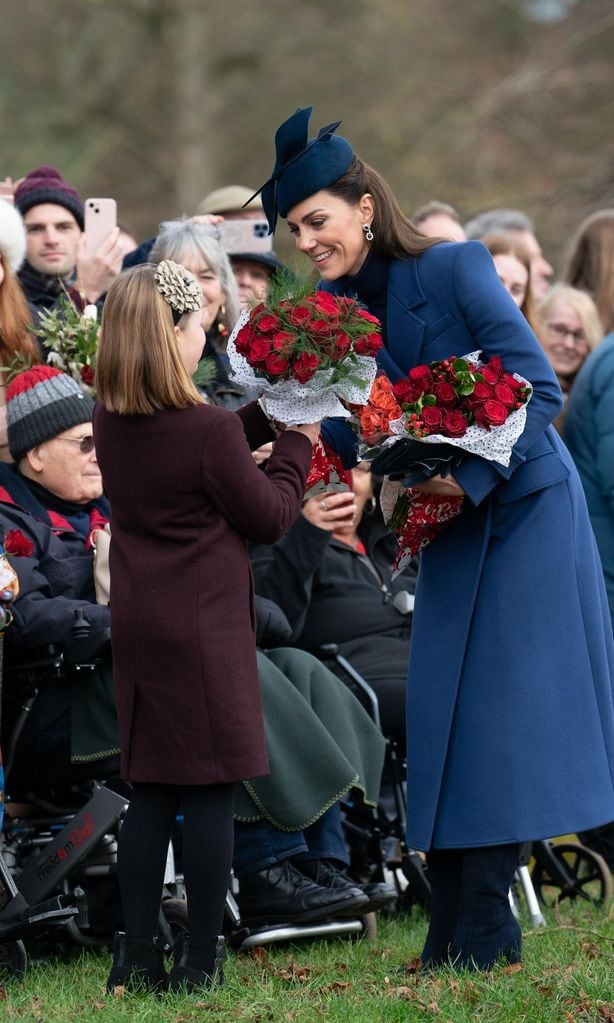 The Princess of Wales on Christmas Day 2023