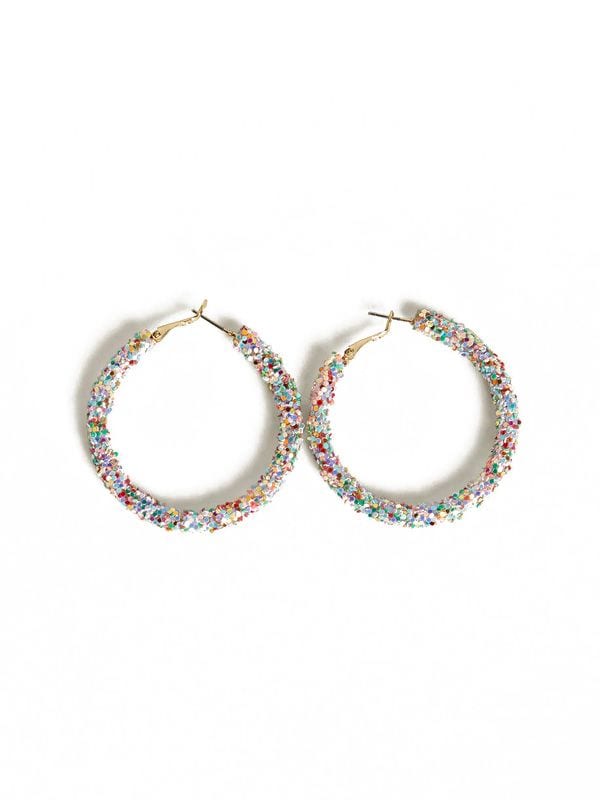 aros multicuolor bershka