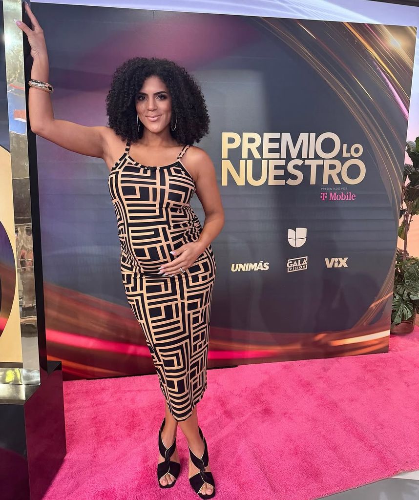 Francisca y su bebé están listos para la noche de 'Premio Lo Nuestro'