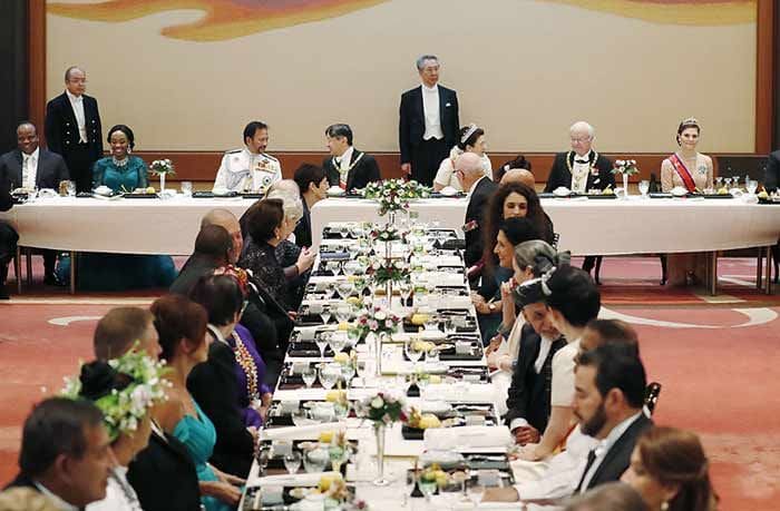 El broche perfecto: los Reyes acuden a la gran cena de gala de los nuevos emperadores de Japón