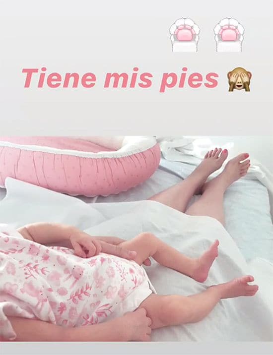 Adriana Abenia ya sabe a quién se parece su hija Luna