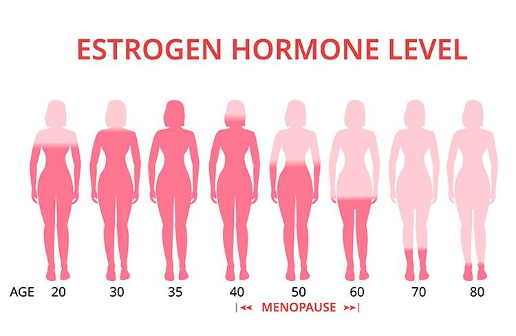 Niveles de estrógenos por edad