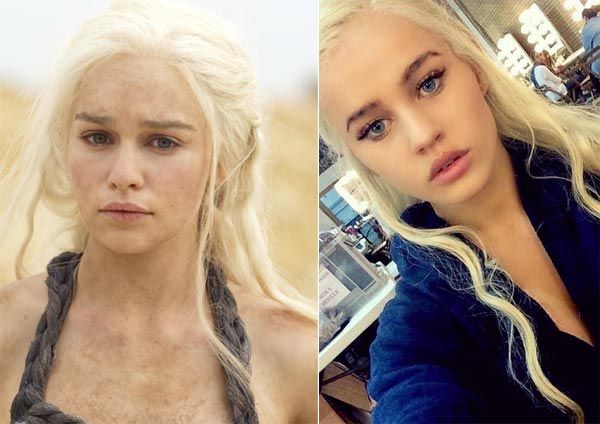 Rosie Mac es quién ejerce de stand-in y doble de la actriz Emilia Clarke, Daenerys en Juego de Tronos
