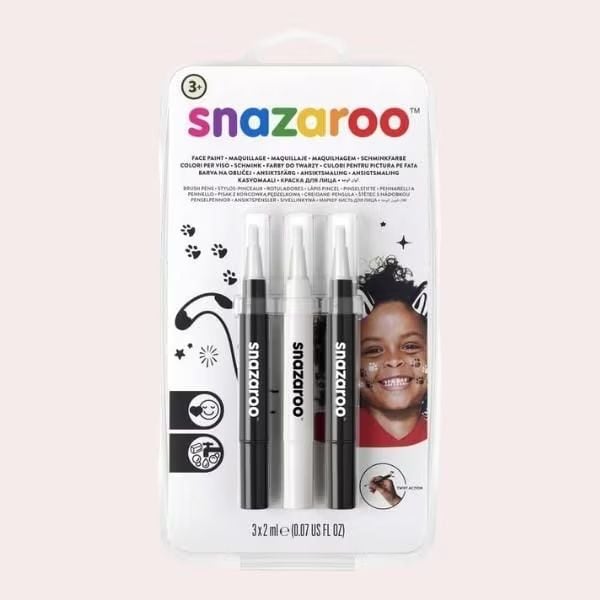 Snazaroo Set de 3 Rotuladores de Maquillaje