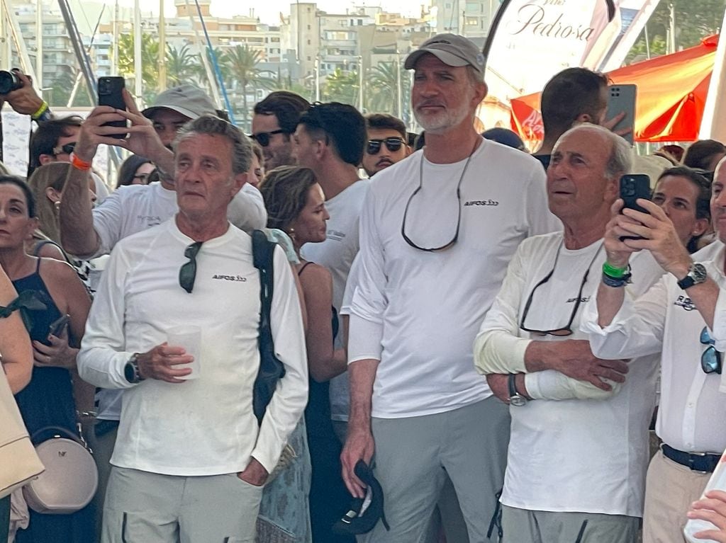 El rey Felipe, en el concierto de su buen amigo Jaime Anglada en Palma