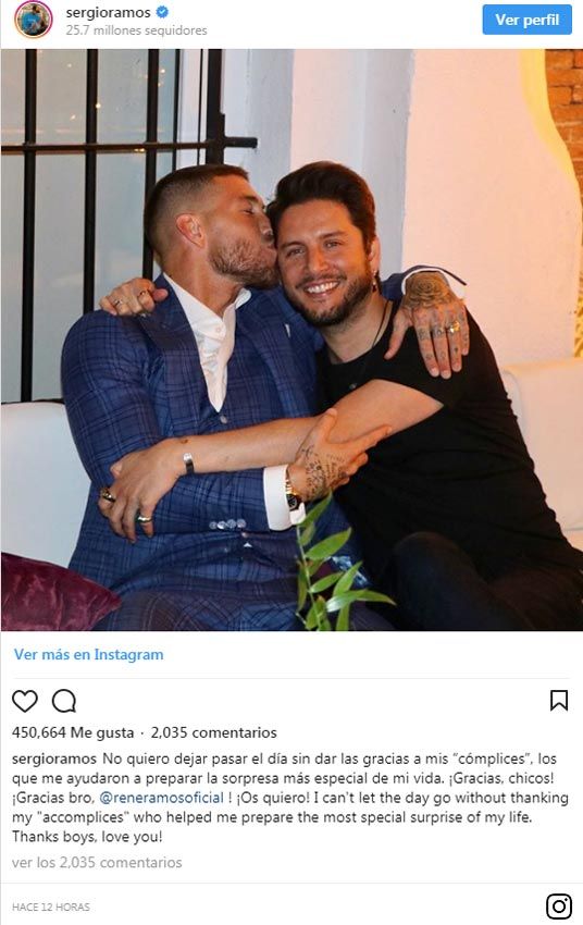 Sergio Ramos y Manuel Carrasco