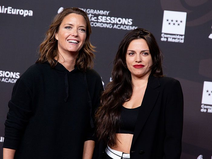 María Casado y Martina diRosso en un photocall 