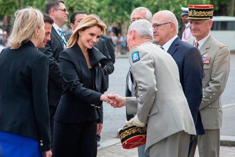 Christian Magnani, embajadora de lujo en la gira del Presidente Peña Nieto por Francia