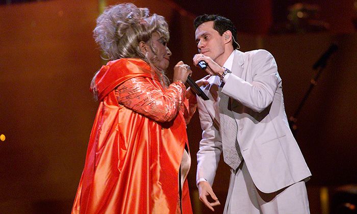 Celia Cruz y Marc Anthony 