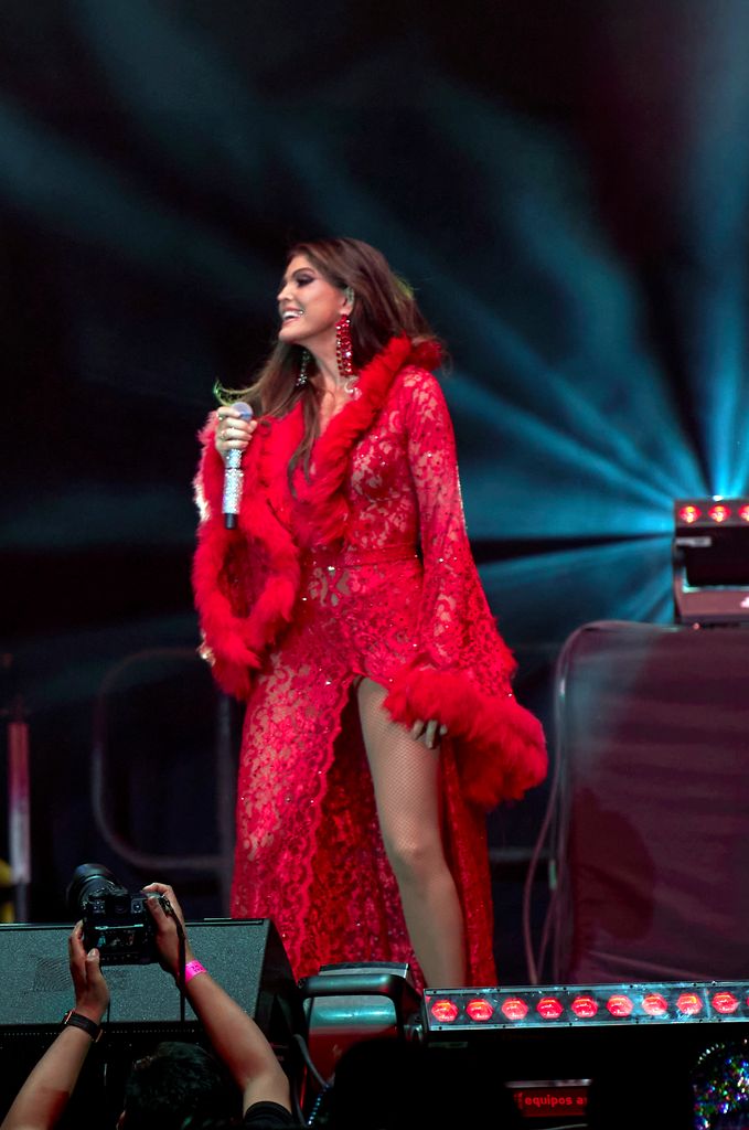 La cantante formó parte del concierto Dancing Queens, realizado en la Ciudad de México