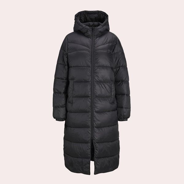 JACK & JONES Jxnora Otw Sn-Chaqueta Larga Ligera Acolchada para Mujer