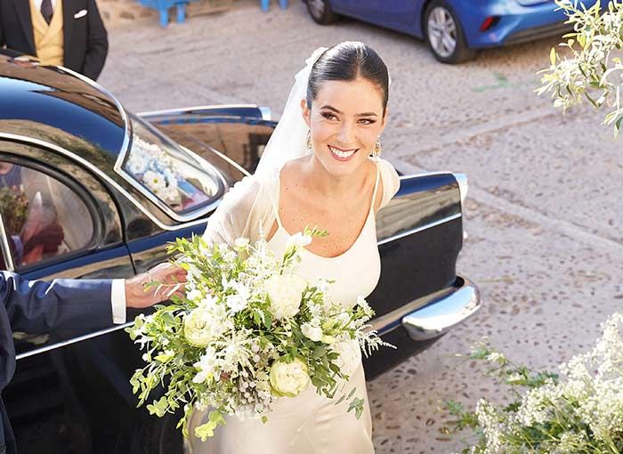 Los duques de Huéscar, entre los invitados a la boda de Jaime Palazuelo y Micaella Rubini 