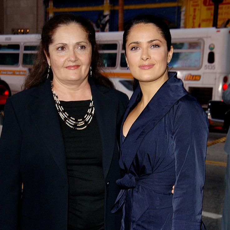 Salma Hayek y su mamá