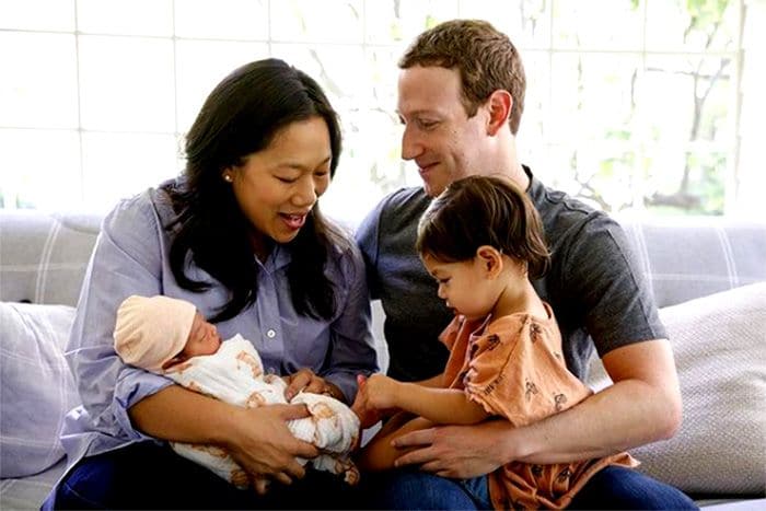 Mark Zuckerberg y su familia