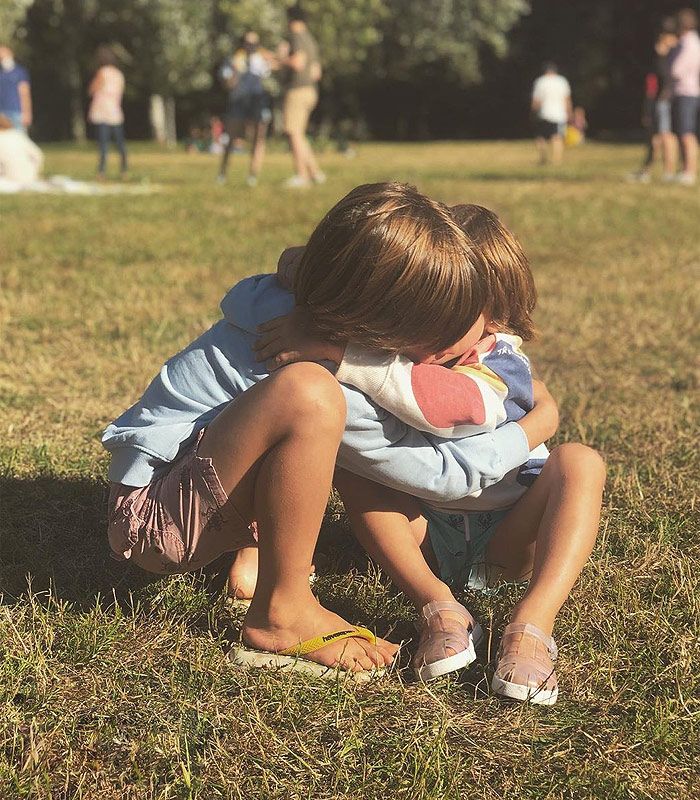 Martín y Lucas, los hijos de Sara Carbonero