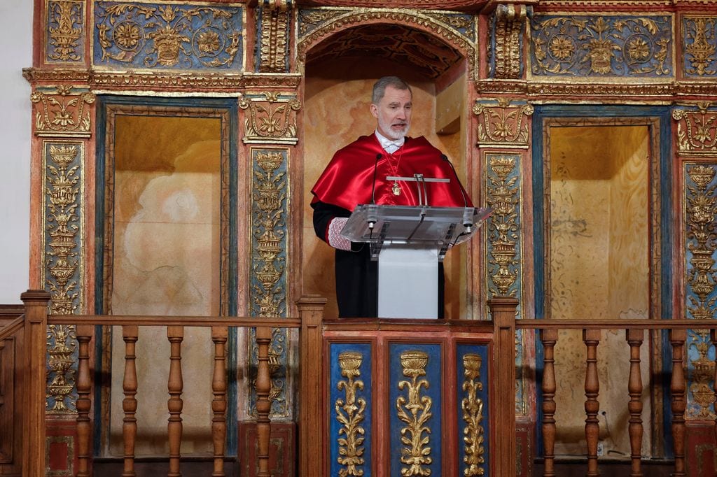 El rey Felipe VI investido como doctor honoris causa por la Universidad de Alcalá de Henares