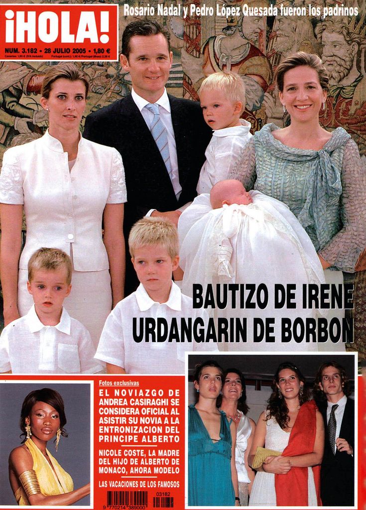 HOLA 4022. Portadas Cristina de Borbón e Iñaki Urdangarín.