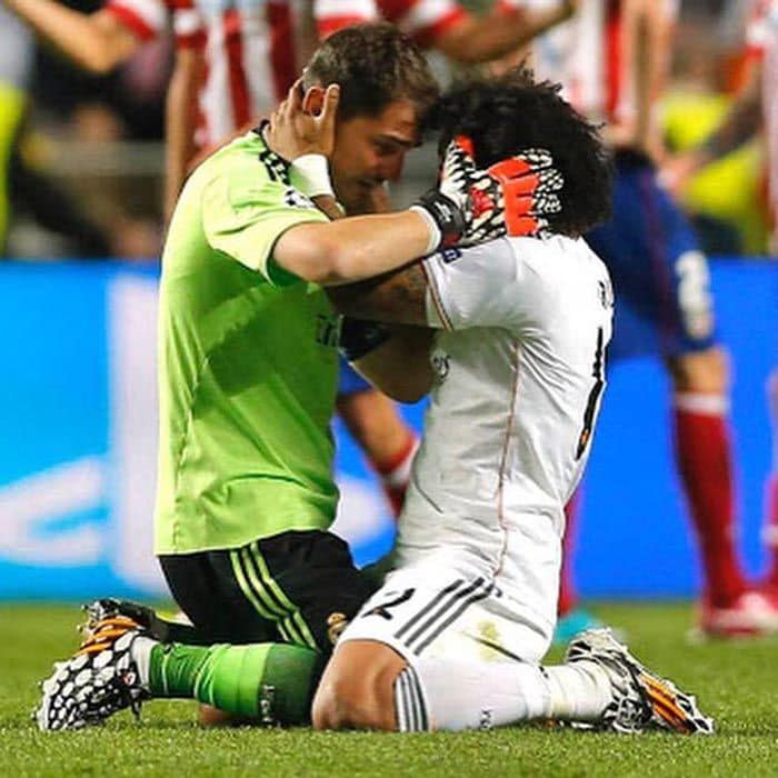 Marcelo e Iker Casillas