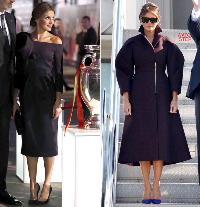 Reina Letizia y Melania Trump