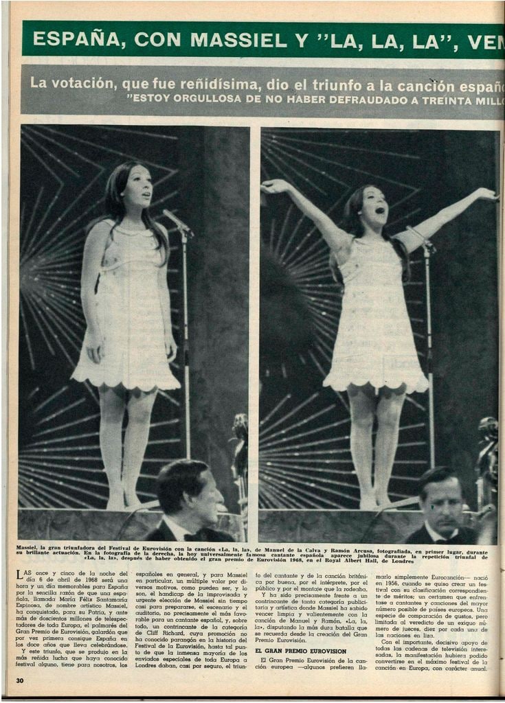 Eurovisión Massiel. 1233.13abril1968