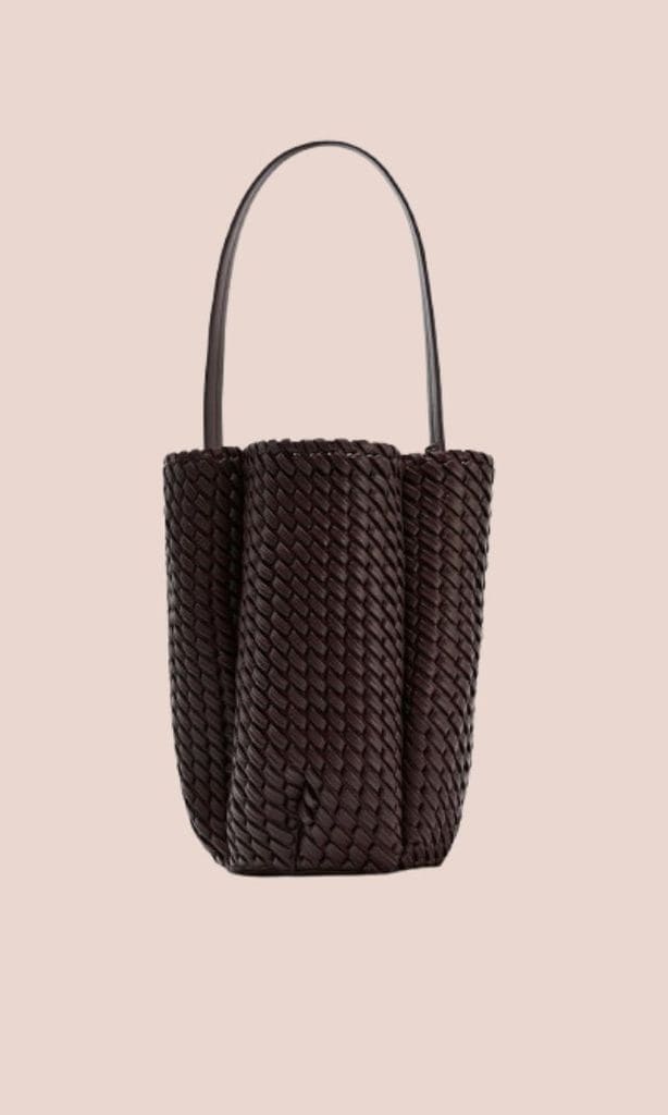 Bolso saca efecto trenzado (49,95 euros)