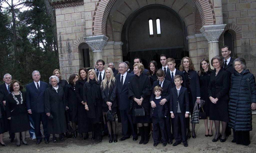 Greece and Spanish Royal Families Attend Commemorative Mass For King Paul I of Greece