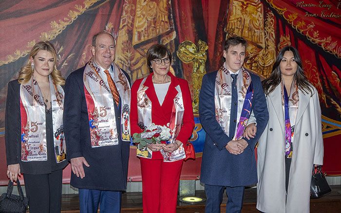 Estefanía de Mónaco, Alberto de Mónaco, Louis Ducruet, Camille Gottlieb y Marie Chevellier