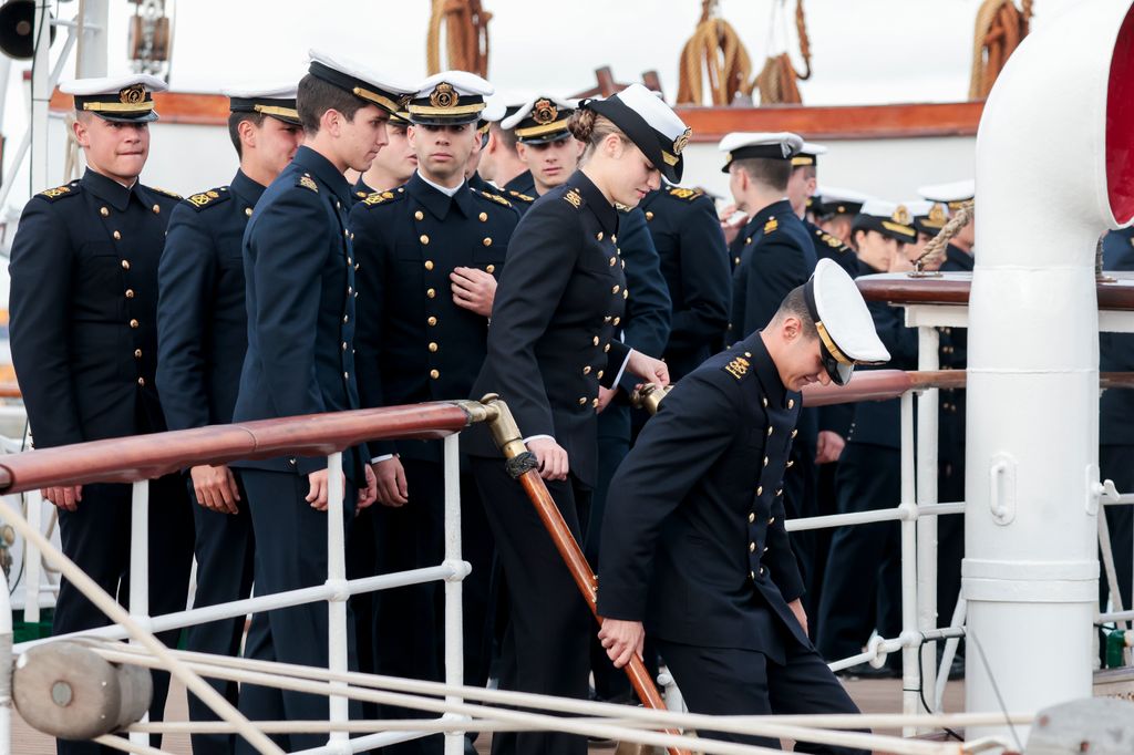 La princesa Leonor en Elcano