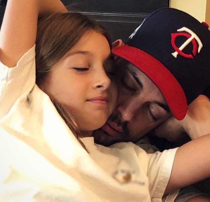 William Levy junto a su hija Kailey, de 13 años