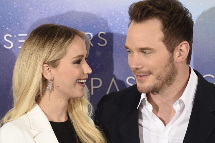 La complicidad ‘galáctica’ de Jennifer Lawrence y Chris Pratt