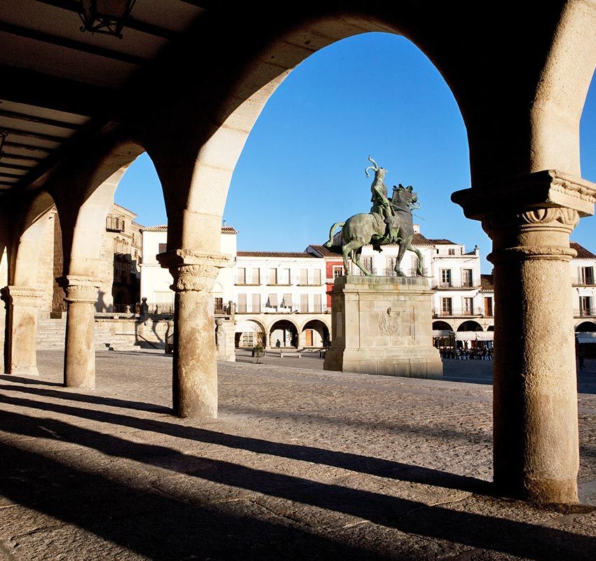 Plaza Mayor de Trujillo en Cáceres