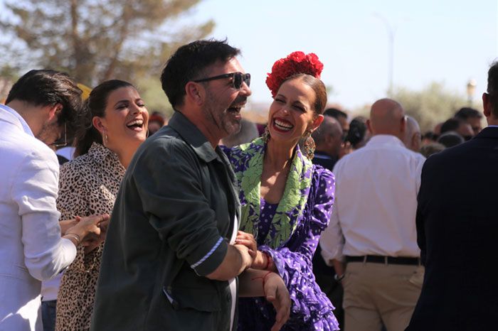 Eva González en la feria de Mairena del Alcor