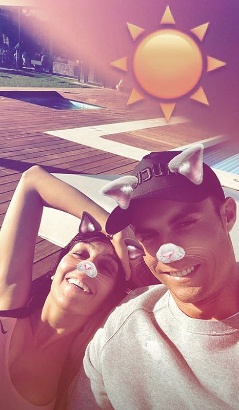 Georgina Rodríguez y Cristiano Ronaldo disfrutan al sol tras confirmarse la lesión del jugador