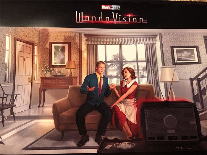 'WandaVision', con Elizabeth Olsen y Paul Bettany, sorprende con su primera imagen de aire vintage